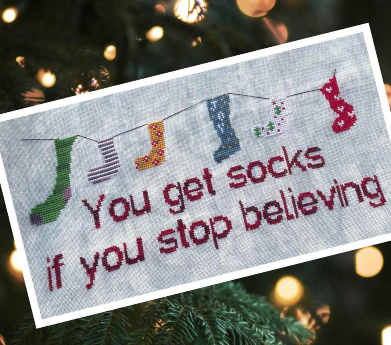 You Get Socks - Cross Stitch Pattern