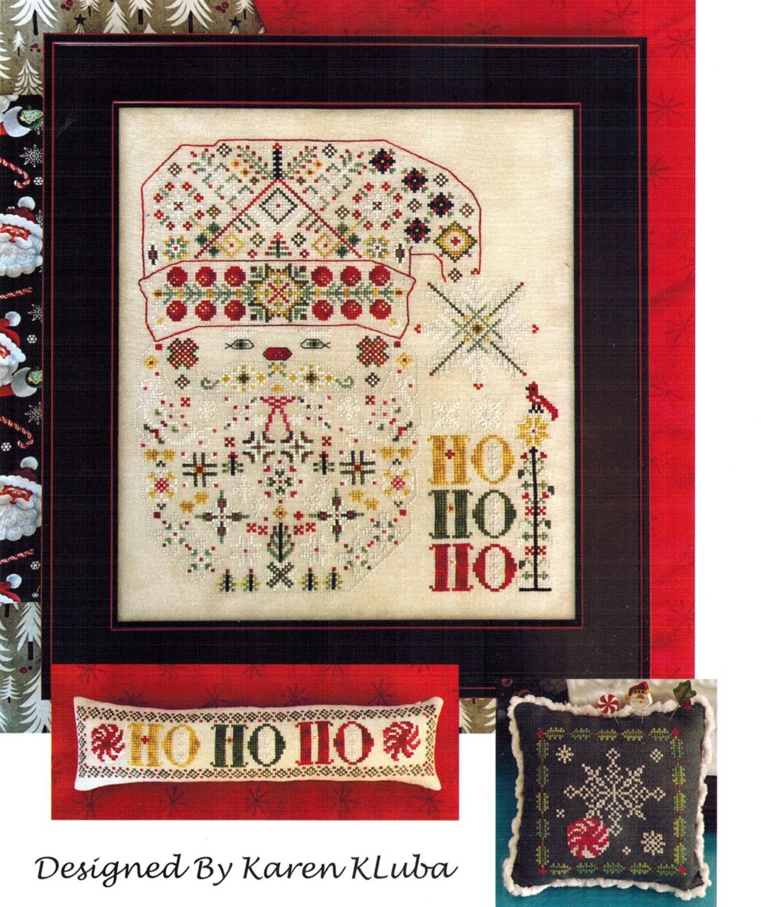 O'Santa - Cross Stitch Pattern