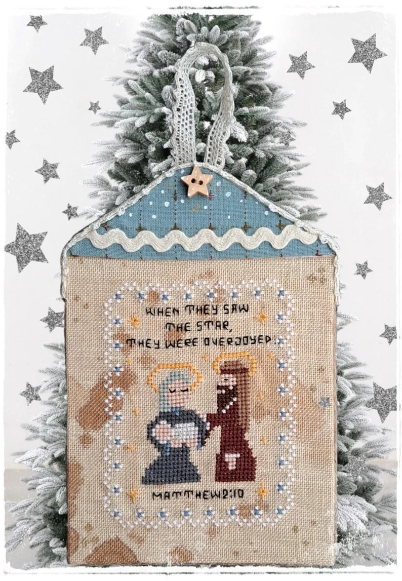 Matthew 2:10 - Christian Cross Stitch Pattern