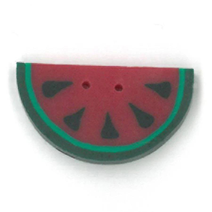 Large Red Half Watermelon - Button