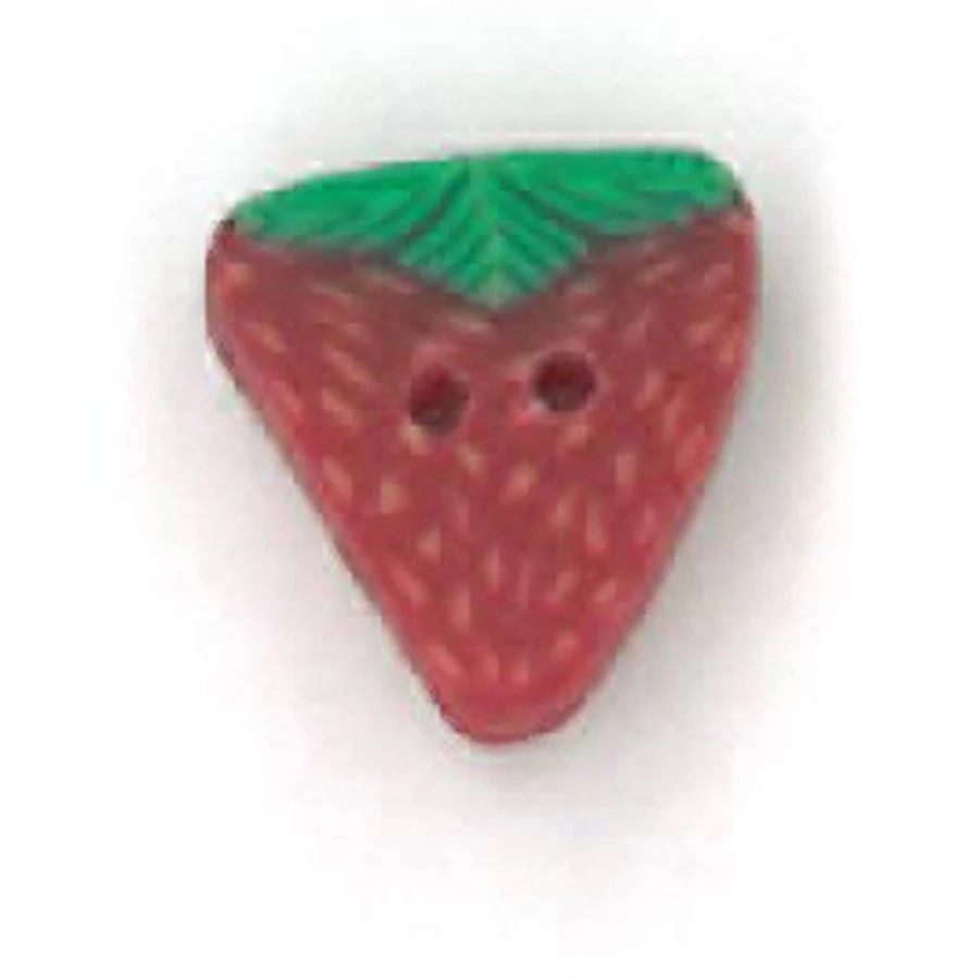 Small Strawberry - Button