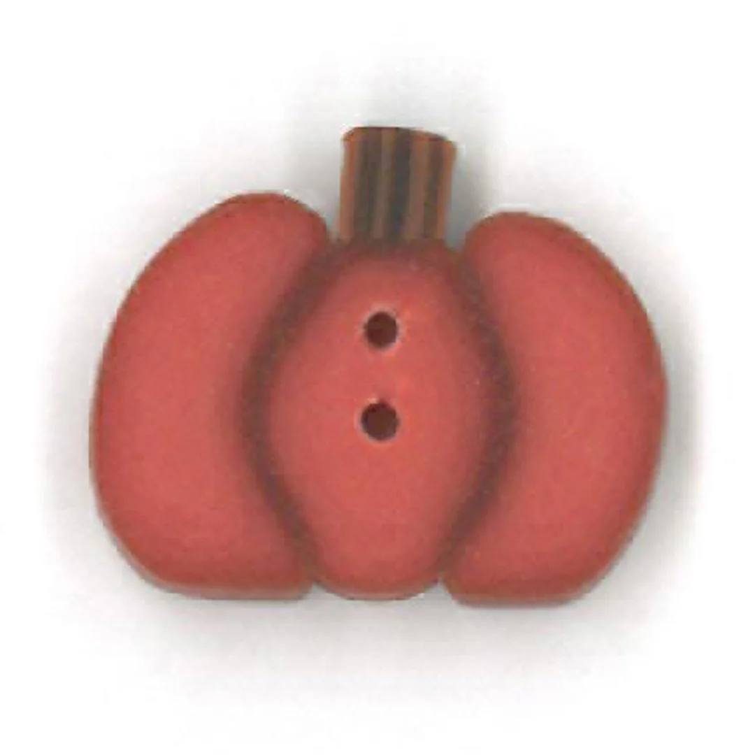 Tiny Orange Pumpkin - Button