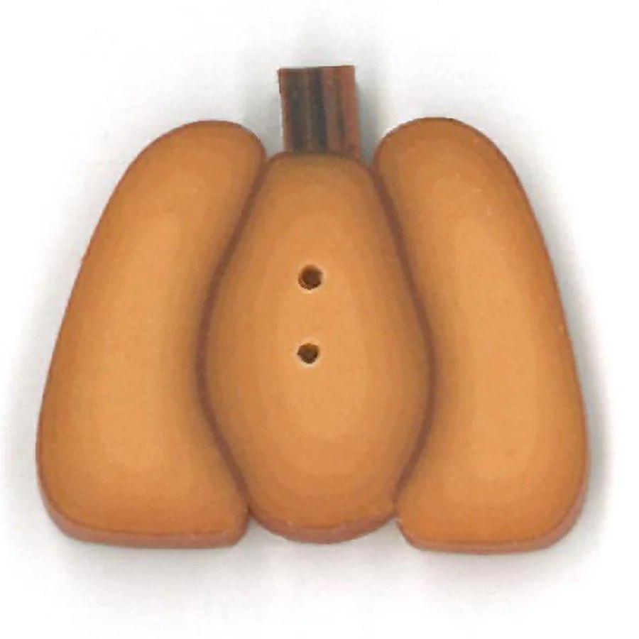 Small Golden Pumpkin - Button