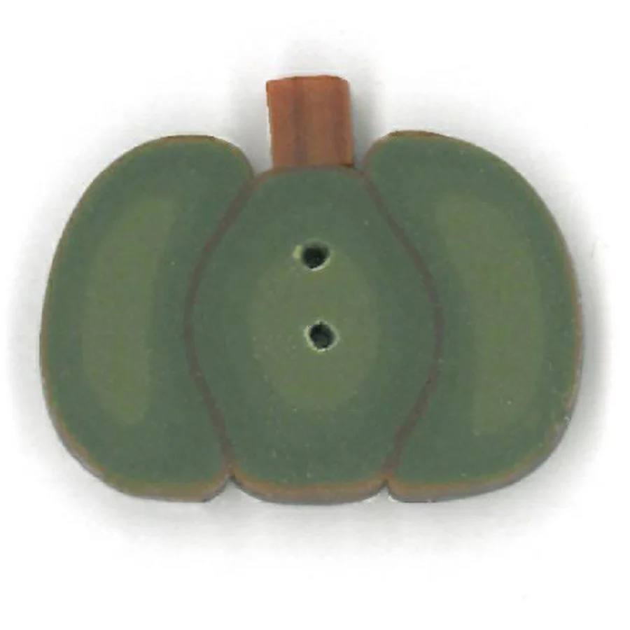 Small Green Pumpkin - Button