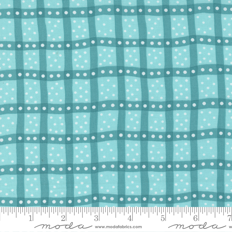 Picnic Pop Awesome Aqua - Mix It Up - Quilt Fabric