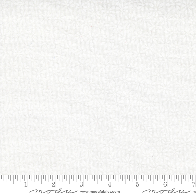 Picnic Pop Wow White Tonal - Quilt Fabric