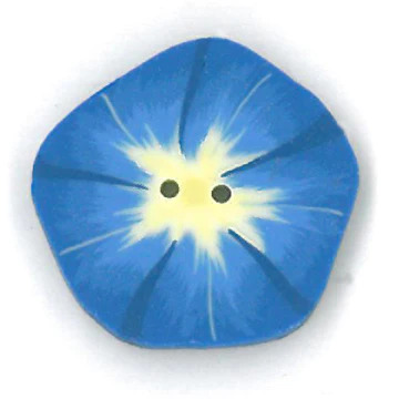 Small Morning Glory Button