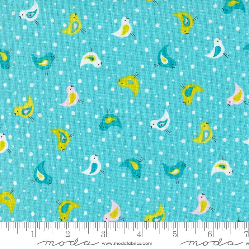Sweet And Plenty Blue Razz - Quilt Fabric