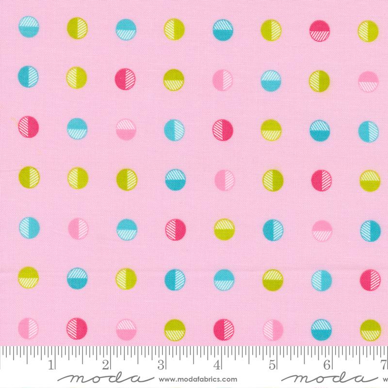 Sweet And Plenty Parfait - Half Moon Dot Dots - Quilt Fabric
