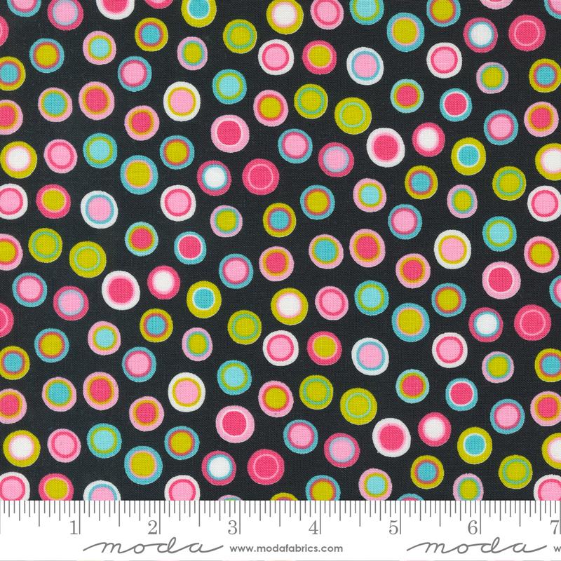 Sweet And Plenty Black Licorice - Quilt Fabric