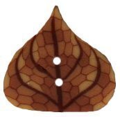 Small Aspen Leaf - Button
