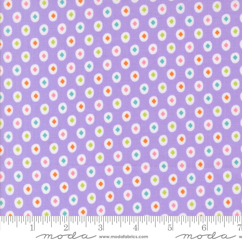 Fab Boo Lous Circles Grape Soda - Halloween Quilt Fabric