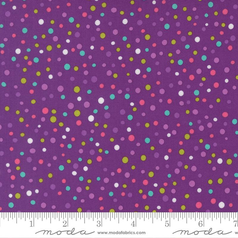 Pick Me Little Dot Grape - Quilt Fabric