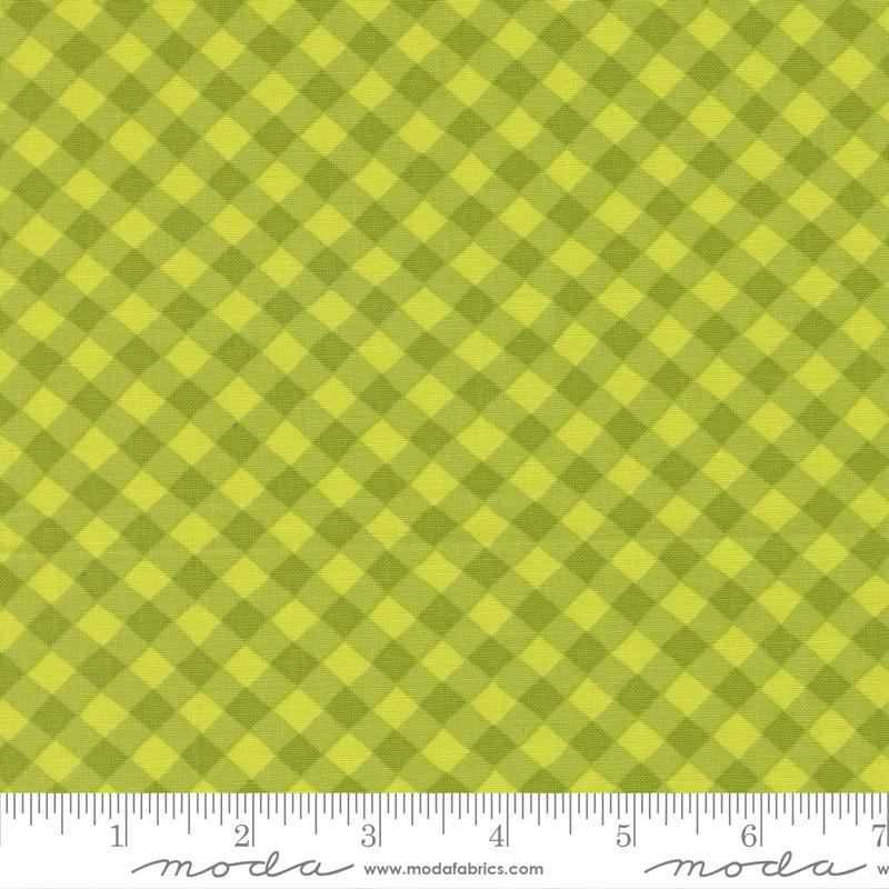 Pick Me Picnic Gingham Lime - Quilt Fabric