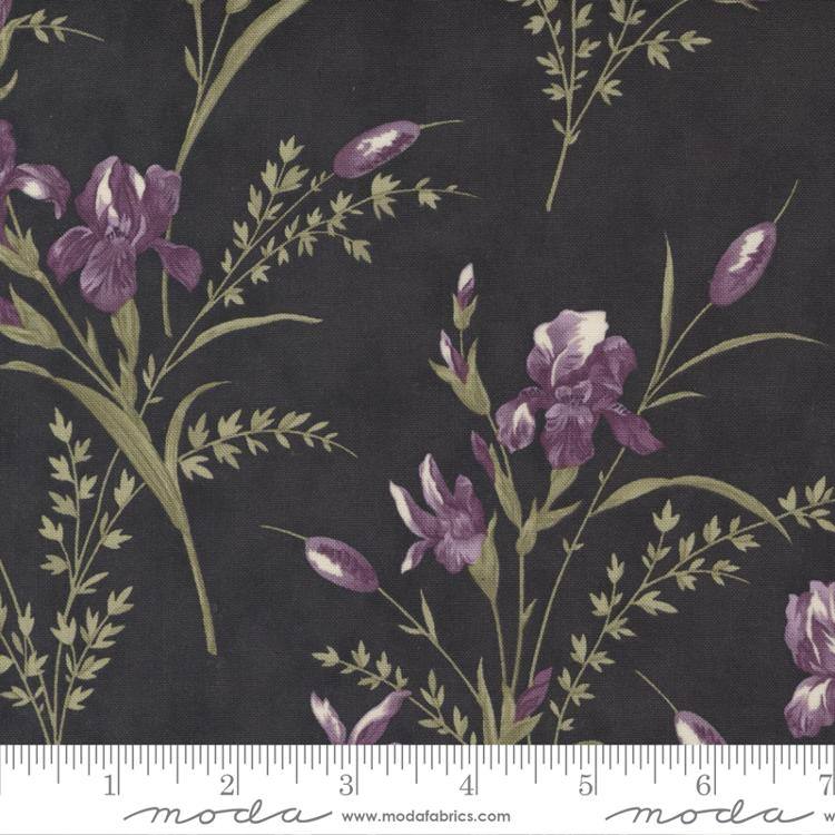Iris Ivy Ebony - Iris Garden Iris - Quilt Fabric