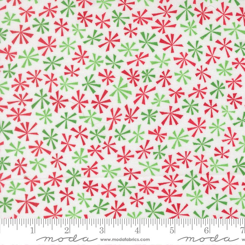 Snow Time Snowflakes Winter White - Quilt Fabric