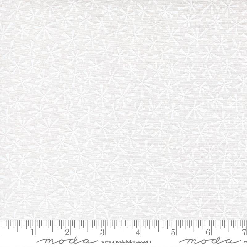 Snow Time Snowflakes Winter White White - Quilt Fabric