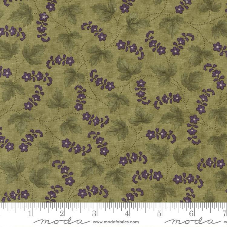Iris Ivy Olive - Ivy Covered Ivy - Quilt Fabric