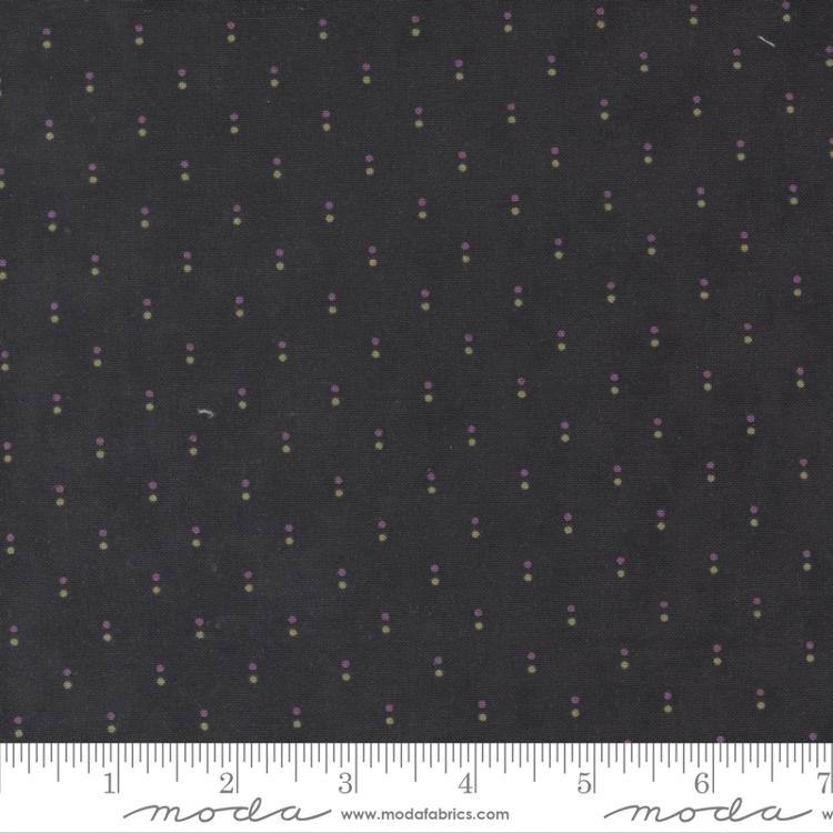 Iris Ivy Ebony - Double Dot Dots - Quilt Fabric