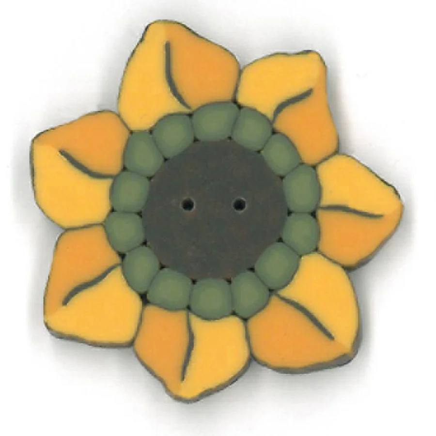 Large Sunflower - Button