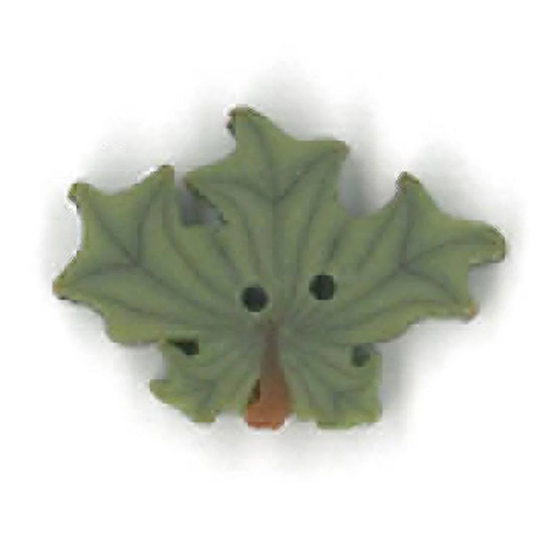 Tiny Pumpkin Leaf - Button