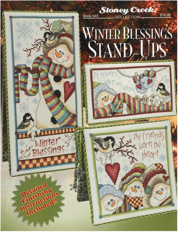 Winter Blessings Stand-Ups - Cross Stitch Pattern