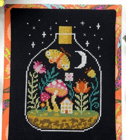 Night Terrarium - Cross Stitch Pattern