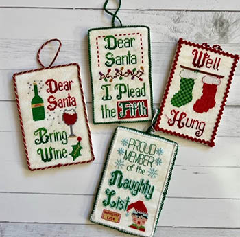 Christmas Spin 4-Pack - Cross Stitch Pattern