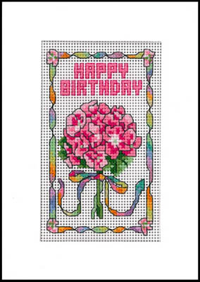 Geranium - Pink - Cross Stitch Pattern
