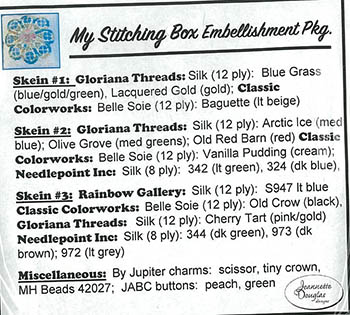 My Stitching Box Embellishment Pack 