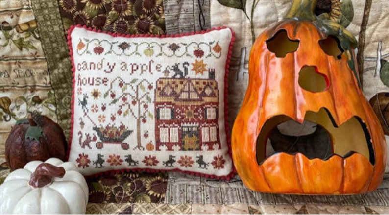 Candy Apple House - Cross Stitch Pattern