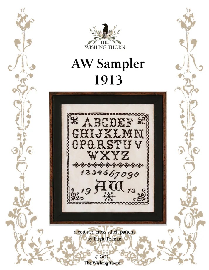 AW Sampler 1913 - Cross Stitch Pattern