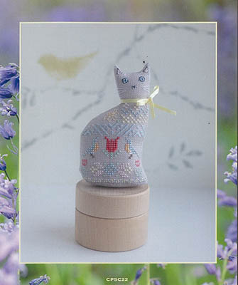 3D Spring Cat - Cross Stitch Pattern