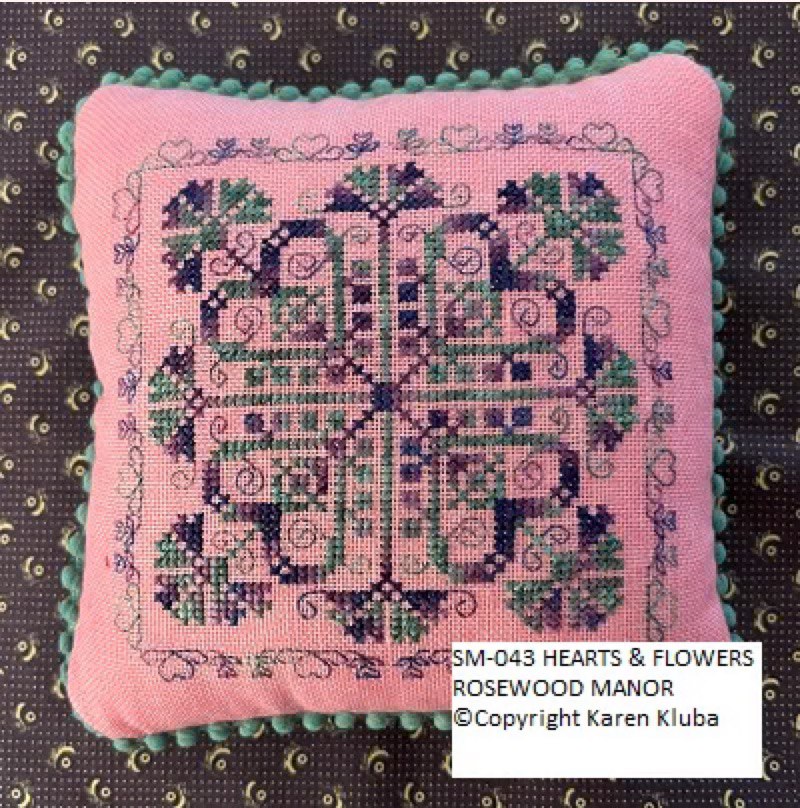 Hearts & Flowers - Cross Stitch Pattern
