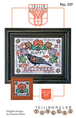 Tangled Tidings - Happy Halloween - Cross Stitch Pattern