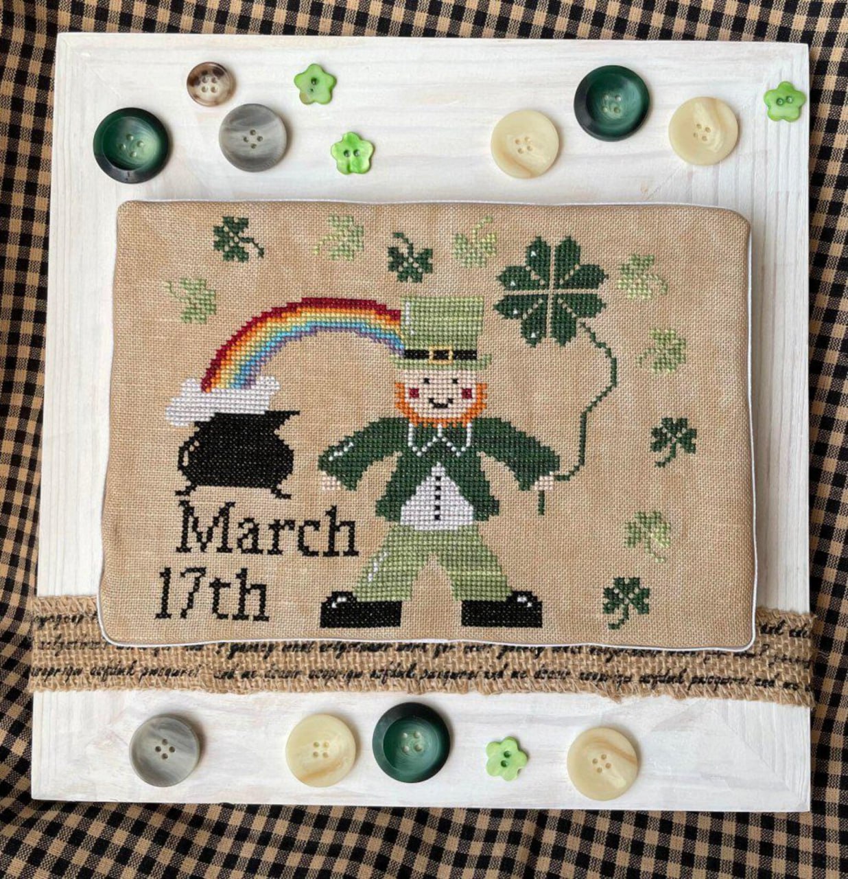 March 17th - Cross Stitch Pattern