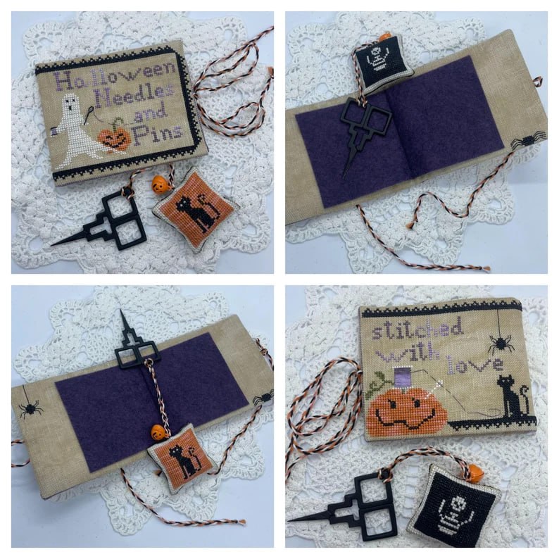 Halloween Needlebook - Cross Stitch Pattern