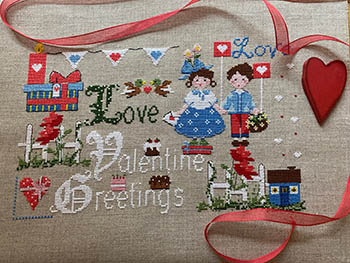 Valentine Greetings - Cross Stitch Pattern