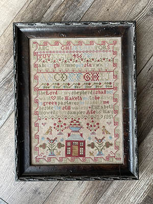 Elizabeth Howells 1851 - Cross Stitch Pattern