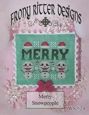 Merry Snowpeople - Cross Stitch Pattern