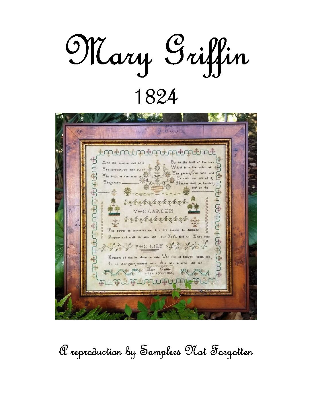 Mary Griffin 1824 - Cross Stitch Pattern