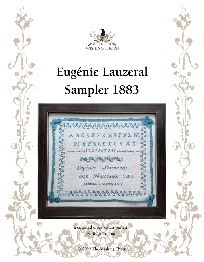 Eugenie Lauzeral 1883 Sampler - Cross Stitch Pattern