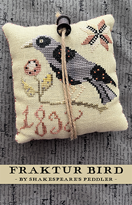 Fraktur Bird - Cross Stitch Pattern 