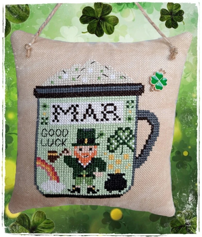 Months In A Mug - March - Cross Stitch Pattern