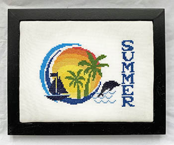 Summer Post Card - Cross Stitch Pattern