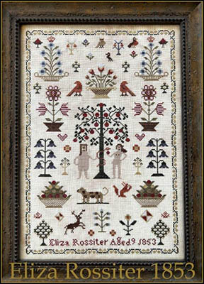 Eliza Rossiter 1853 - Cross Stitch Pattern 