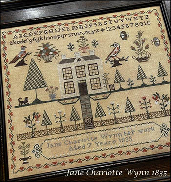 Jane Charlotte Wynn 1835 - Cross Stitch Pattern 