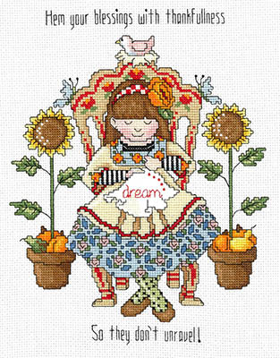 Hem Your Blessings - Cross Stitch Pattern