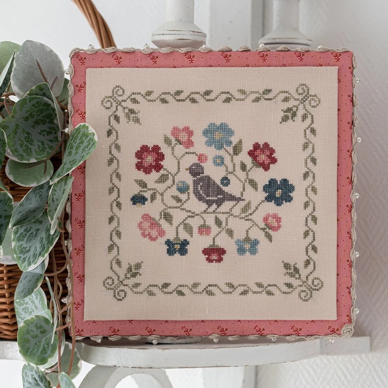 L'oiseau Sur La Branche - Cross Stitch Pattern