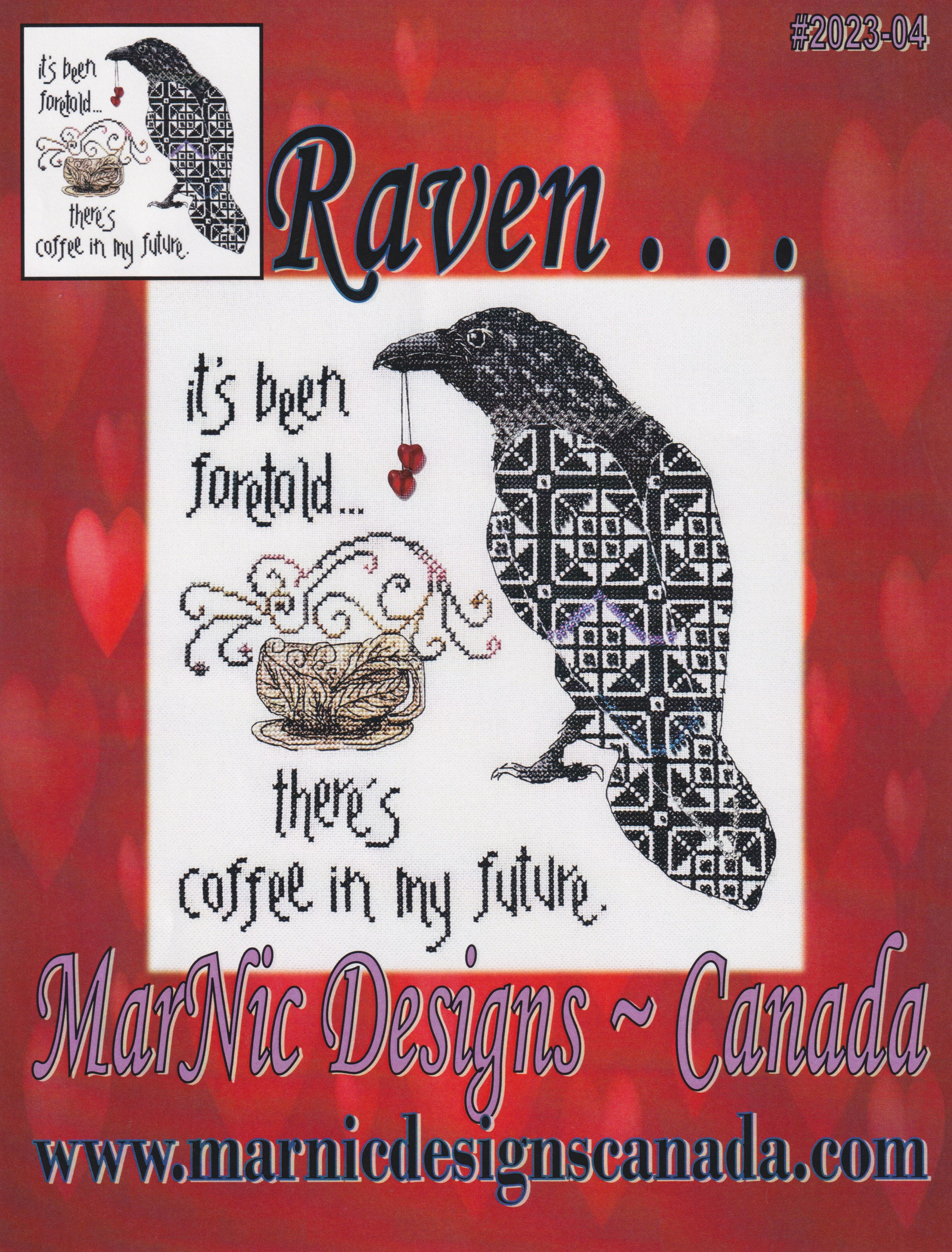 Ravens - It's Been Foretold - Cross Stitch Pattern